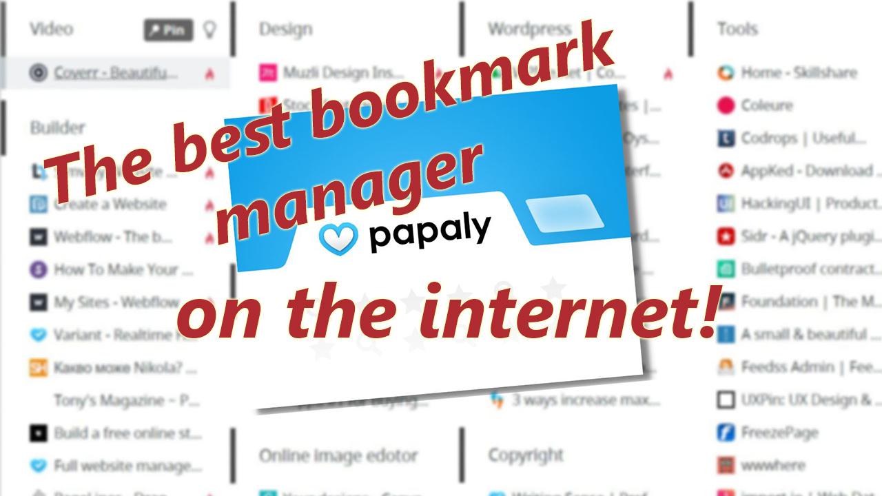 The Best bookmark manager on the